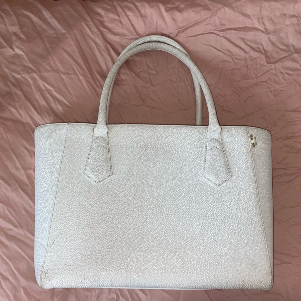 Dagne Dover Classic Tote - Limited Edition White Stingray